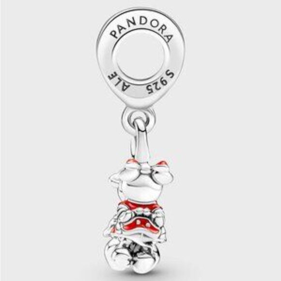 Pandora Disney Mickey Mouse & Minnie Mouse Kissing Charm - Picture 2 of 5